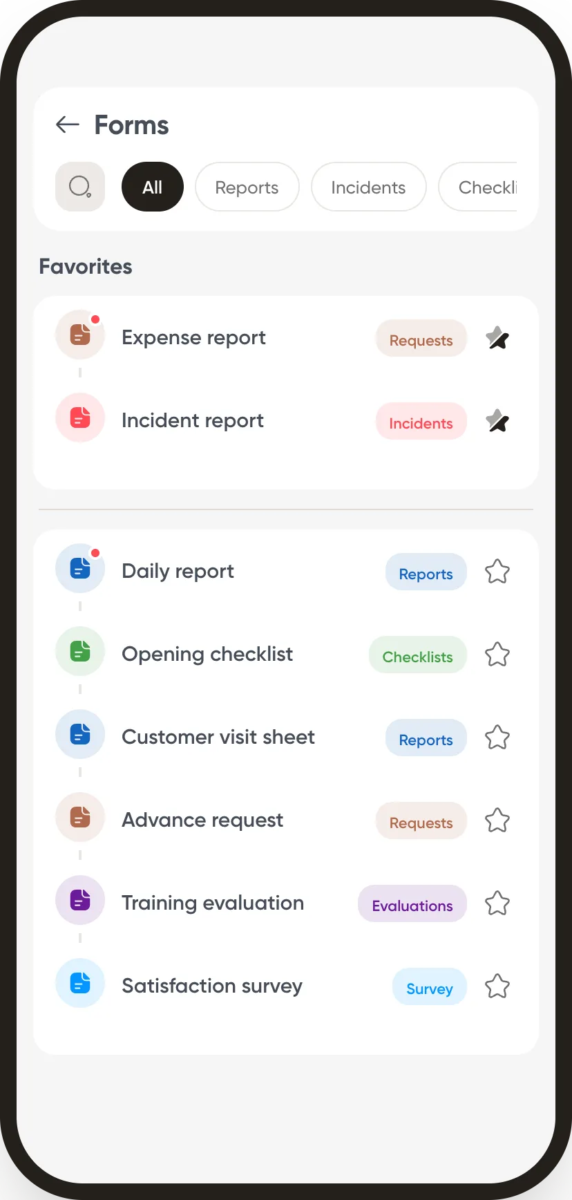 Weplanify: I fill in a form right from the field