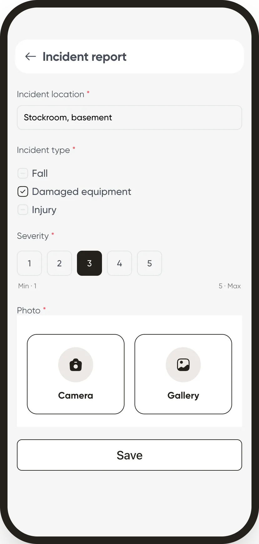 Weplanify: I fill in a form right from the field