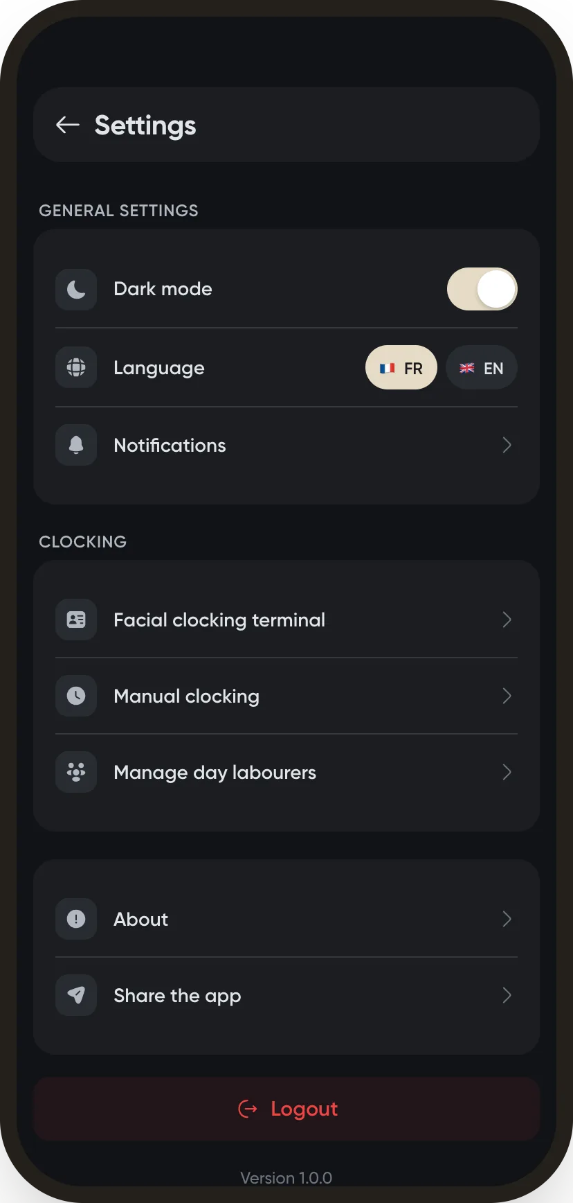 Weplanify: my profile, my badge, my settings