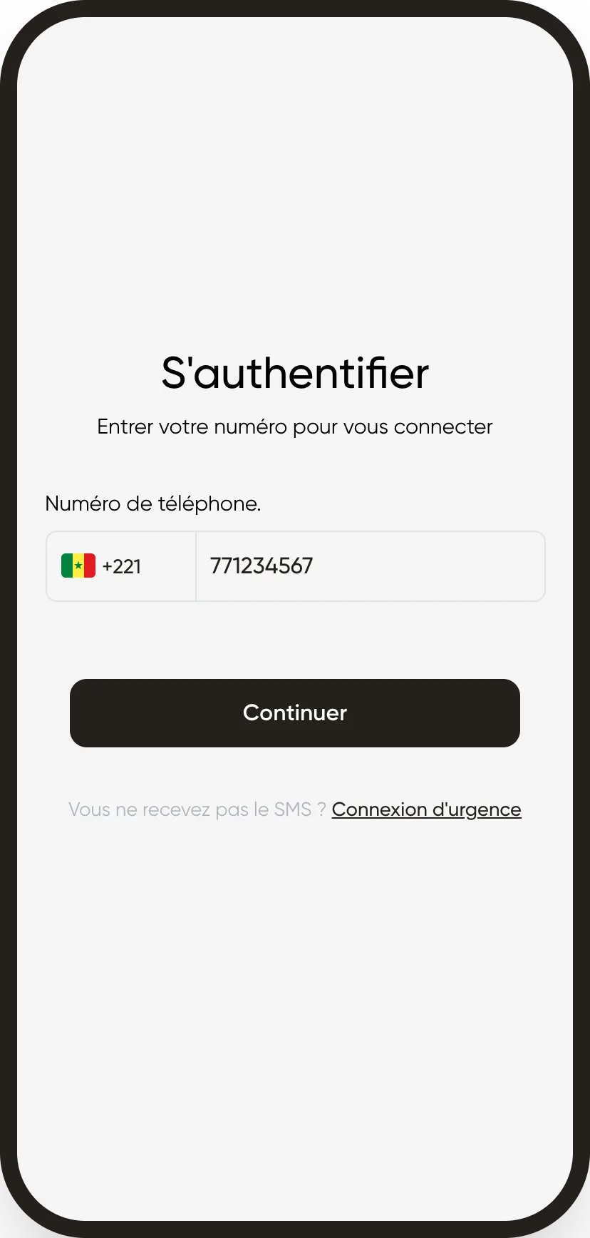 Weplanify : je me connecte avec mon numéro