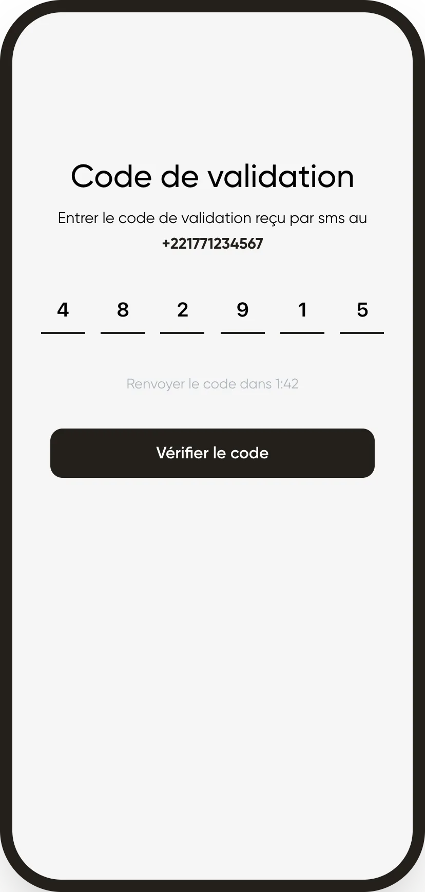 Weplanify : je me connecte avec mon numéro