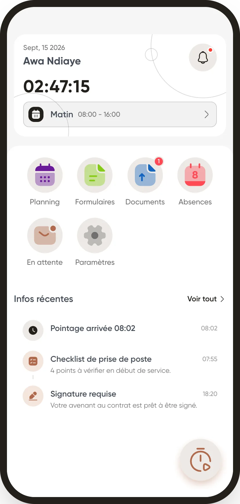 Weplanify : j’ouvre l’app, ma journée est là