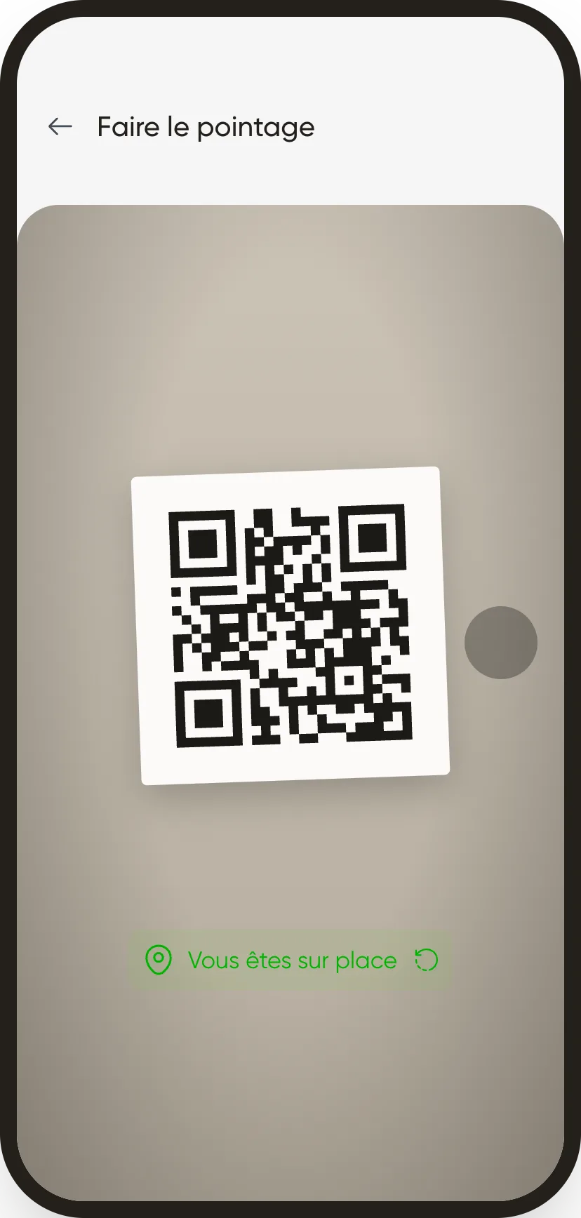 Weplanify : je scanne le QR code, ou je montre mon visage
