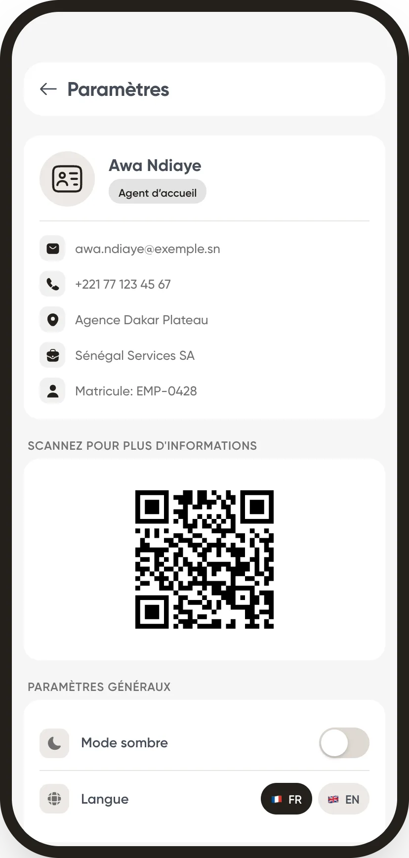Weplanify : mon profil, mon badge, mes&nbsp;réglages